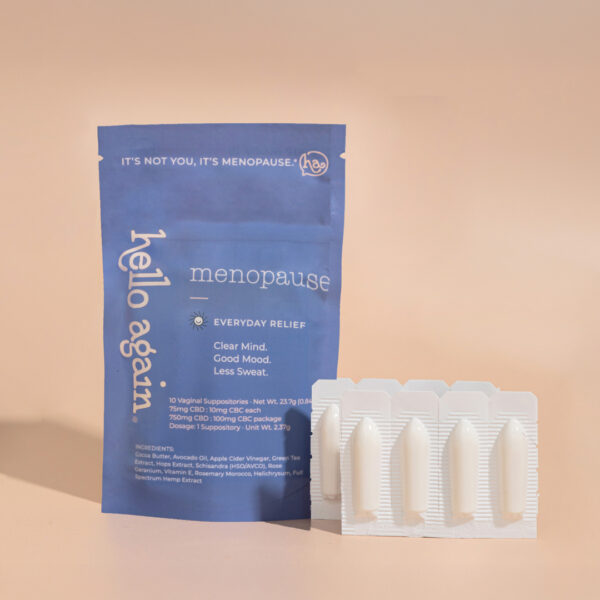 Hello Again Menopause product.