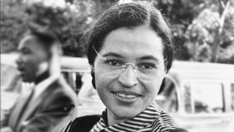 Rosa Parks, civil rights icon who sparked a movement for equality, featured for Women’s History Month.